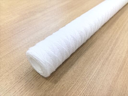 5 Mikron 40" Filter Kartrid Lilitan Benang untuk Pengolahan Air Kondensat