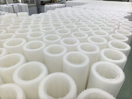 Kartrid Filter Aliran Tinggi 40 Inci dengan Ujung Terbuka Ganda untuk Filtrasi Air Laut