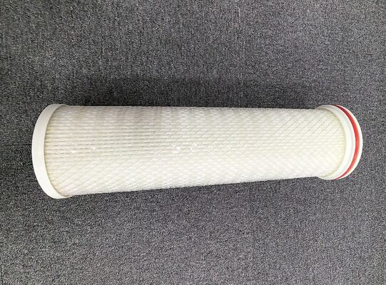 Kartrid filter pleated 40 "efisiensi tinggi untuk pra-filtrasi RO, dengan 0,1-100μm mikron