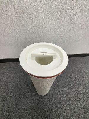 Kartrid filter pleated 40 "efisiensi tinggi untuk pra-filtrasi RO, dengan 0,1-100μm mikron