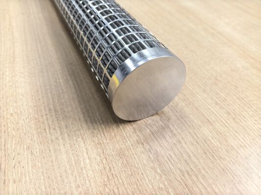 316L Kartrid Filter Pleated Baja Rinsless dengan Area Filtrasi Besar dan Ketahanan Suhu Tinggi