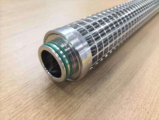 316L Kartrid Filter Pleated Baja Rinsless dengan Area Filtrasi Besar dan Ketahanan Suhu Tinggi