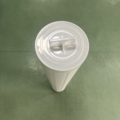 Kartrid Filter Lipit PP Aliran Besar Industri dengan Kisaran Mikron 1um-100um untuk Pra-filtrasi RO