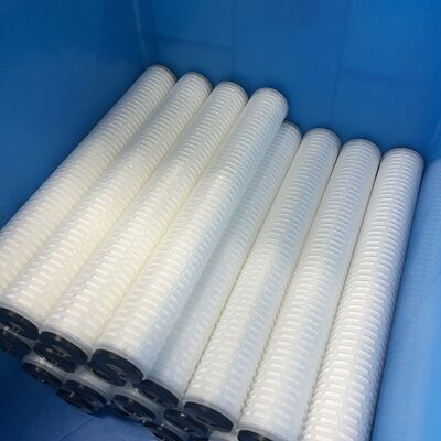 Asimetris PES Membrane Filter Cartridge dengan 0,02μm Ultra High Precision dan Resistance Kimia untuk Aplikasi Industri