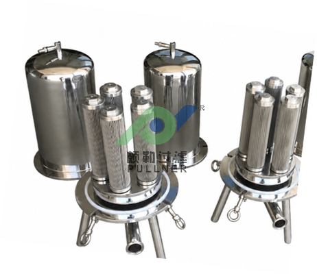 Rumah Filter Multi-Kartrid SS304/316L Bersertifikat ISO untuk Pra-perawatan RO & Pengolahan Air Industri