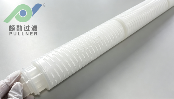 40 inci High Flow PES Membrane Filter Cartridge untuk Filtrasi Mikroelektronika