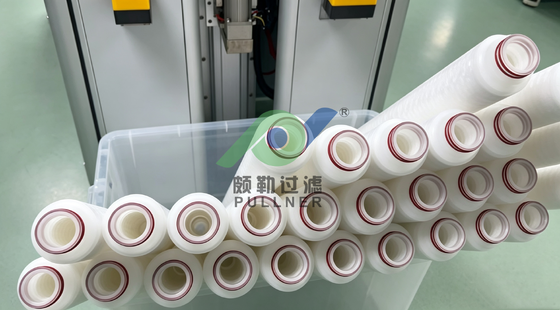 40 inci High Flow PES Membrane Filter Cartridge untuk Filtrasi Mikroelektronika