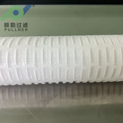Kartrid Filter Pleated PP 30 inci untuk Pengolahan Air RO dengan Kapasitas Tahan Kotor Tinggi