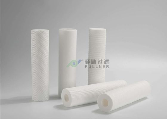 115mm OD Kartrid Filter Udara Industri Tekanan Maksimum 21C Filtrasi Berat