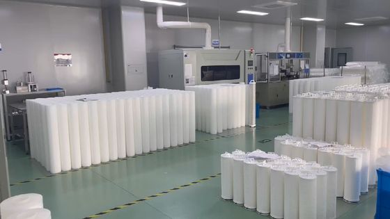 SWRO Desalination Plant Industri Kartrid Filter Aliran Tinggi 40 Inch OD152.4mm 5um